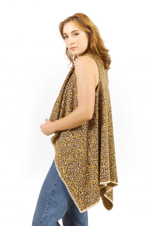 Ensamble tejido leopardo